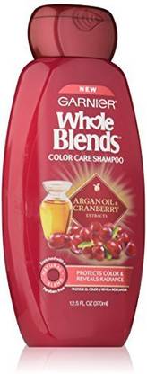 GARNIER Whole Blends Shampoo With Argan Oil & Cranberry Extracts Color Care