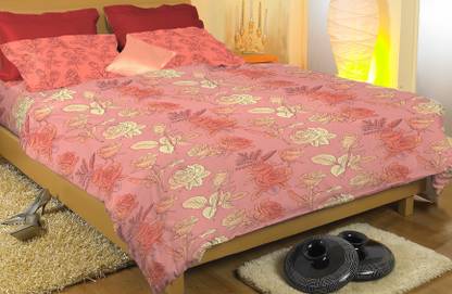 Dreamline by Big Bazaar Cotton Double Flat 120 TC Floral Bedsheet
