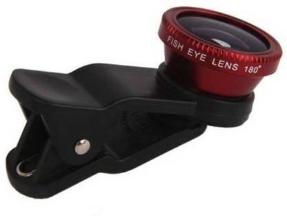 PIQANCY Universal Clip Lens Kit -Fish Eye Lens/ 2 In 1 Macro Lens & Wide Angle Lens/ Universal Clip Compatible With All Android And IOS Device (Assorted Colour) Mobile Phone Lens