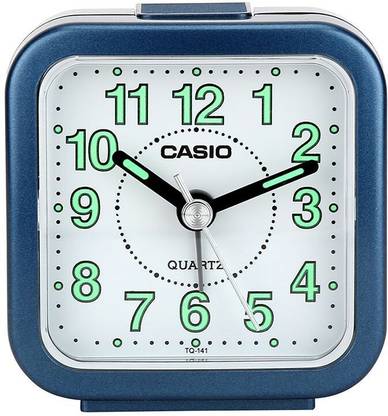 CASIO Analog Blue, White Clock