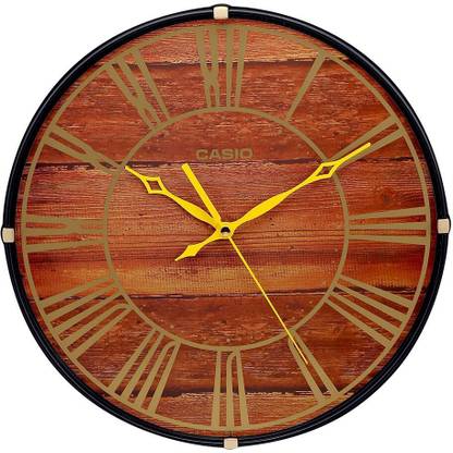 CASIO Analog 34.5 cm X 34.5 cm Wall Clock