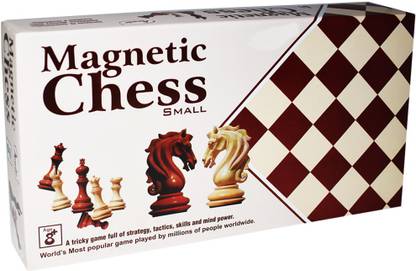 Saffronworld Mini Portable Magnetic Chess Board Game Accessories