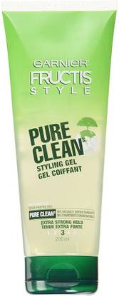 GARNIER Fructis Style Pure Clean Styling Gel, 200ml Hair Gel