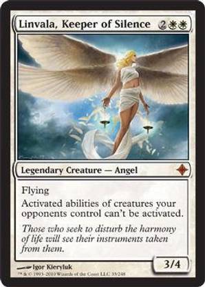 Generic Magic: the Gathering - Linvala, Keeper of Silence - Rise of the Eldrazi - Foil