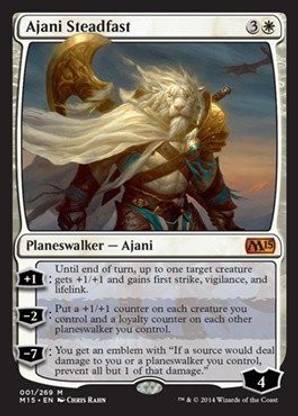 Generic Magic: the Gathering - Ajani Steadfast (001/269) - Magic 2015