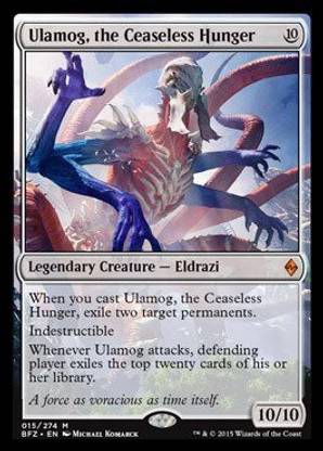 Generic Magic: the Gathering - Ulamog, the Ceaseless Hunger (015/274) - Battle for Zendikar