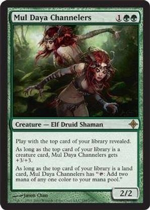Generic Magic: the Gathering - Mul Daya Channelers - Rise of the Eldrazi
