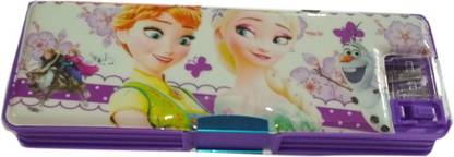 IndusBay Frozen Cartoon Theme Art Plastic Pencil Box