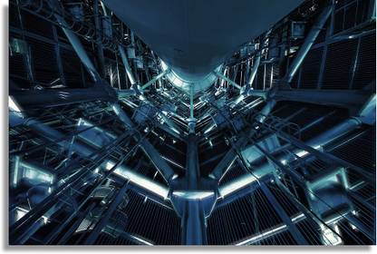 armenia spaceship yerevan tower hayk b with amazing architecture and structure Paper Print
