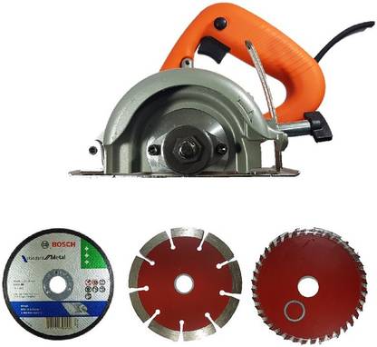 Inditrust AOG 1240 W 4inch heavy duty marble cutter with height adjustment facility and 3 high quality blades Manual Cutter