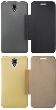 COVERNEW Flip Cover for Micromax Canvas Mega 4G Q417
