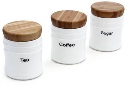 Shrih Ceramic Tea Coffee & Sugar Container  - 500 ml