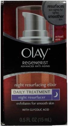 OLAY Regenerist Night Resurfacing Elixir Resurfacer .5 fl oz