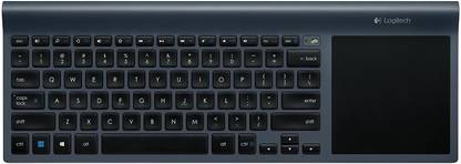 Logitech All-In-One TK820, Built-In Touchpad (920-005108) Wireless Standard Desktop Keyboard Compatible with Desktop, Laptop, Mac
