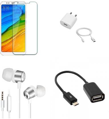 Mudshi Screen Protector Accessory Combo for Redmi Note 5 Pro