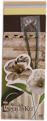 Tootpado Paper Flower Making Kit (SFK010) - DIY Art and Craft Kits