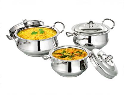 bartan hub Rayal Handi Set With Lid Cookware Set