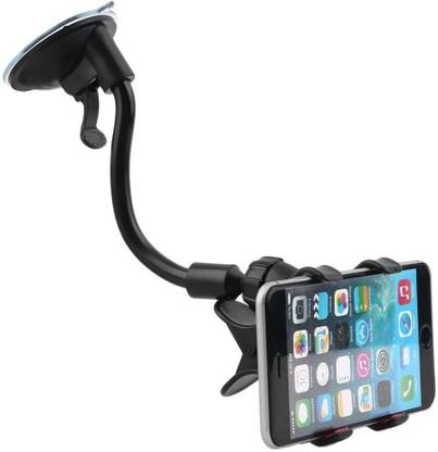 Die Hard - Car Mobile Holder Soft Tube With Suction Cup | X Clamp Car Mount | 6 Inches Long Arm | 360 Degree | Flexible Mount Stand | Windshield / Dashboard Cell Phone Holder with Strong Suction Cup - Mobile Holder