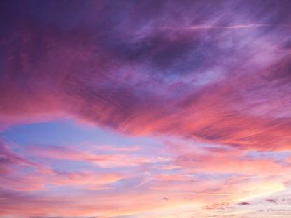 AZOHP8812 Afterglow Sky Atmosphere Clouds Weather Sun Paper Print