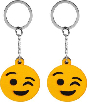 Flipkart SmartBuy Smiley eye Wink (Pack of 2) Key Chain