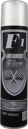 CUBE F1 Chrome Spray Paint Vehicle Paint (Silver) for All Bike and Cars Silver Spray Paint 300 ml