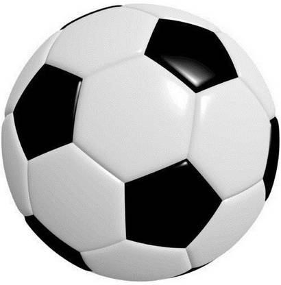 Make line Black and White FootBall Football - Size: 5