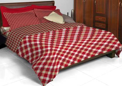 Ceylon by Big Bazaar Checkered Double Comforter for  Mild Winter