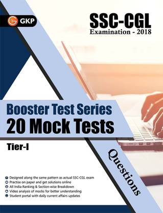 SSC-CGL Examination 2018 Booster Test Series: 20 Mock Tests for Tier I