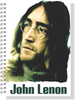 AccuPrints John Lennon Motivational & Inspirational Quotes A5 Diary Ruled 140 Pages