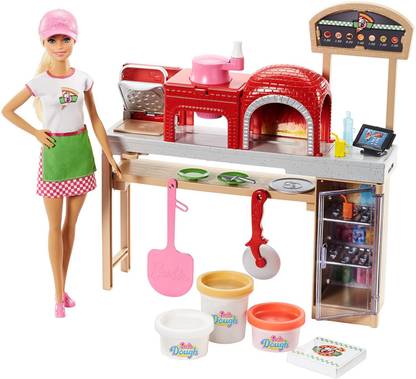 BARBIE Pizza Chef Doll And Playset