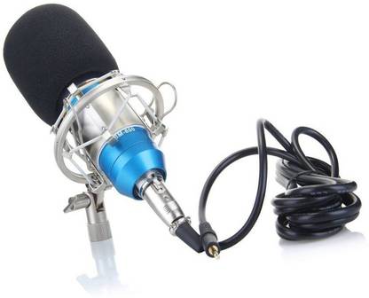 PIQANCY Studio Recording Condenser Microphone Plug and Play Mic, Cardioid Pickup, Compatible Laptop, Mac for Youtube, Podcasting, Twitch, Games Broadcast Microphone