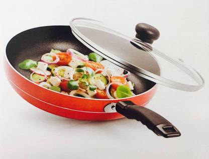 HardRoss HardRoss F p-240 mm Non -Stick Cookware Fry Pan , Material Aluminium, handle Included:-Yes, Lid Included:-Yes, No.:-3, size:-Big, Length:-46 cm, Breadth:-27 cm, Height:-7 cm, Weight in kg:-0.550g, Liter capacity:-2.6 mm Fry Pan 46 cm diameter with Lid 2.6 L capacity