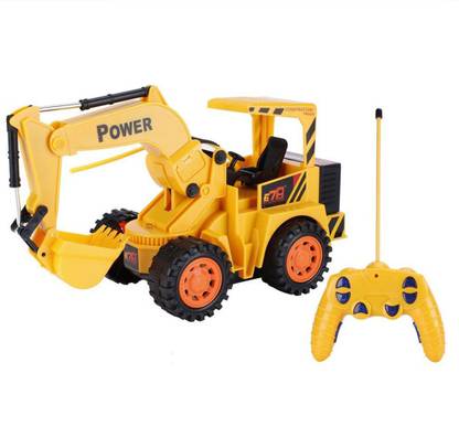 FLAME 5 Channels JCB Remote Control Excavator Simulation Electric with Flash