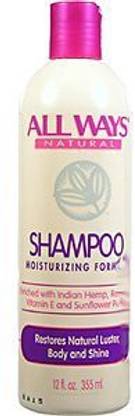 All Ways Natural Shampoo Moisturizing Formula Restores Natural Luster Body & Shine
