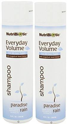 NutriBiotic Everyday Volume Paradise Rain Shampoo With Balm Mint Potassium Sorbate Yucca And Wild Thyme