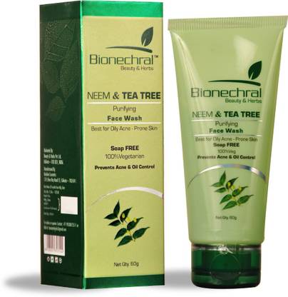 Bionechral Neem & Tea Tree  Face Wash