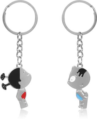 SHOP&STALK Cute Naughty Couple Key Chain