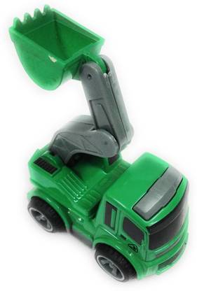 DINAARKAN GREEN METAL CRANE TRUCK CONSTRUCTION TOY