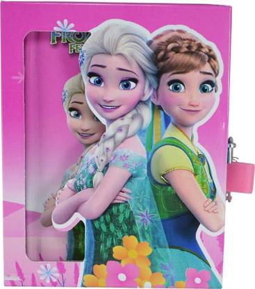 TECHNOCHITRA FRROZAN DESIGN SECRET PERSONAL DIARY WITH LOCK & KEY Regular Diary Single 100 Pages