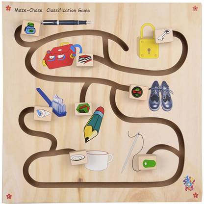 SKILLOFUN Maze Chase-Classification Game Educational Board Games