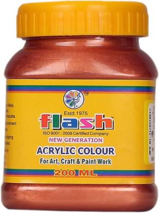 FLASH Acrylic Copper Colour ( Code 101 ) 200ML