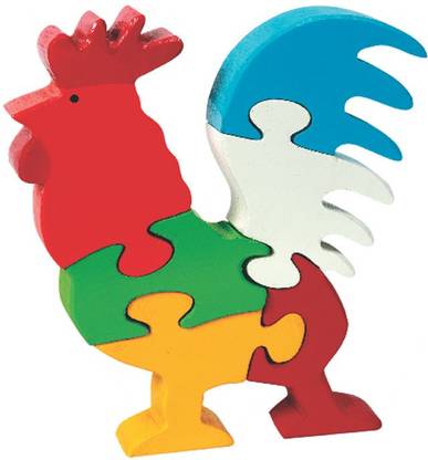 SKILLOFUN Take Apart Puzzle Rooster