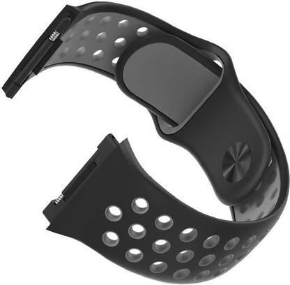 invella Fitbt Ionic Sport Black Grey Smart Watch Strap