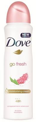 DOVE Go Fresh Pomegranate & Lemon Verbena scent Deodorant Deodorant Spray  -  For Men & Women