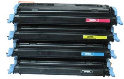 KATARIA 124a Toner Cartridge Compatible with HP Color Laserjet CP 1600, 2600, 2605, Cm1015, Cm1017 Multi Color Ink Toner Tri-Color Ink Toner