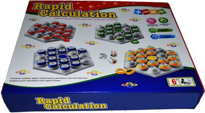 Saffronworld Rapid Calculation Educational Game for kids develop Mathematical Skills Party & Fun Board Game