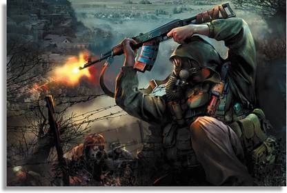 stalker clear sky 5 Paper Print