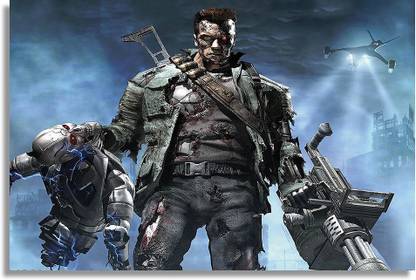 terminator console Paper Print