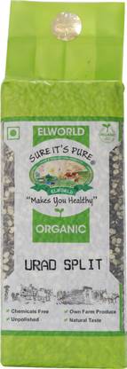 ELWORLD Organic Black Urad Dal (Split)