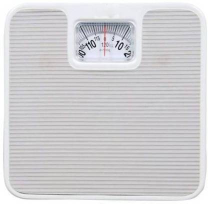 Ruhi Analog Scale Weighing Machine For Body Weight $ Personal Health Body Fitness Weighing Scale  (Grey) Weighing Scale
